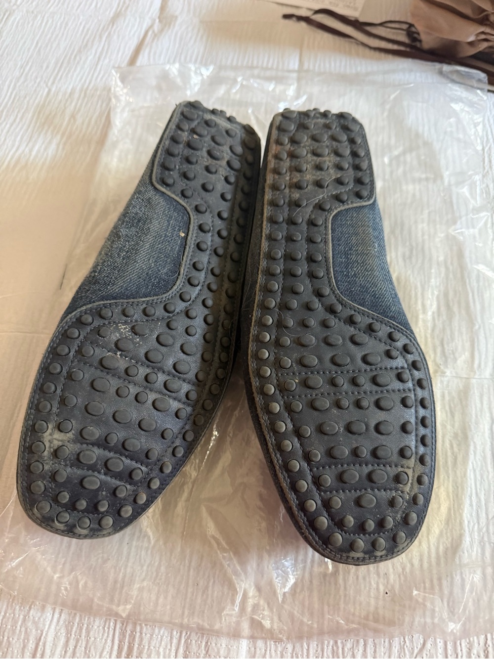 Tod's Denim Driving Loafers - Picture 2 of 6